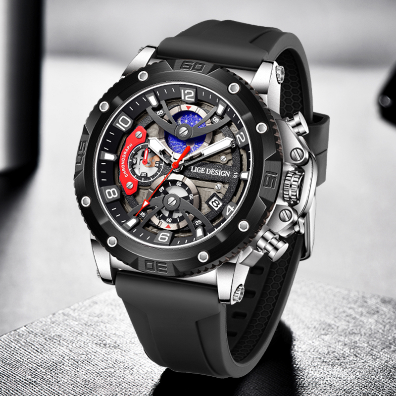 Outdoor Sport Smart Watch - LIGE Top Brand Luxury Men Watch