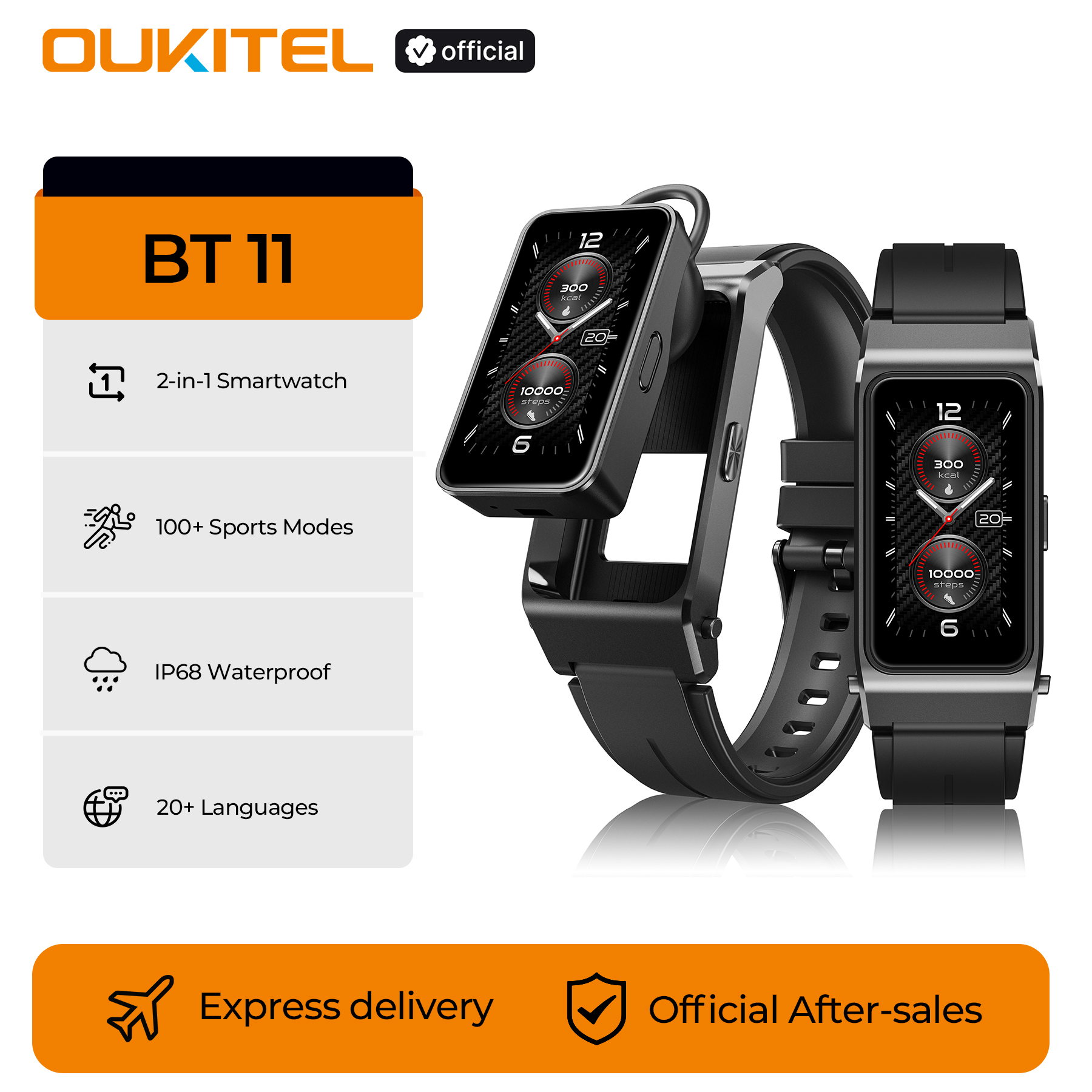 OUKITEL BT11 Smartwatch Blueto - Outdoor Sport Smart Watch reseña y precio