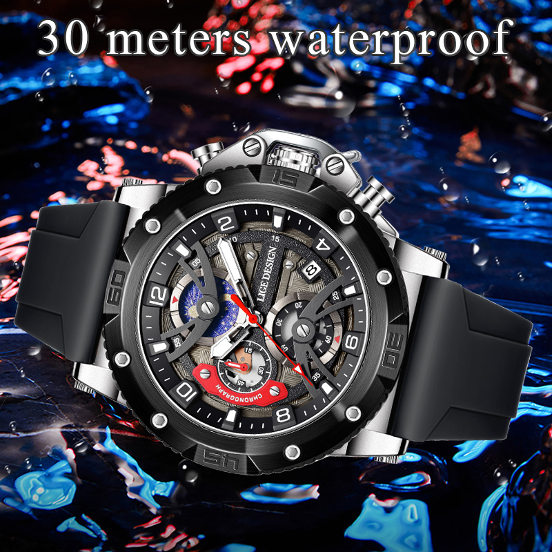 LIGE Top Brand Luxury Men Watc - Outdoor Sport Smart Watch reseña y precio