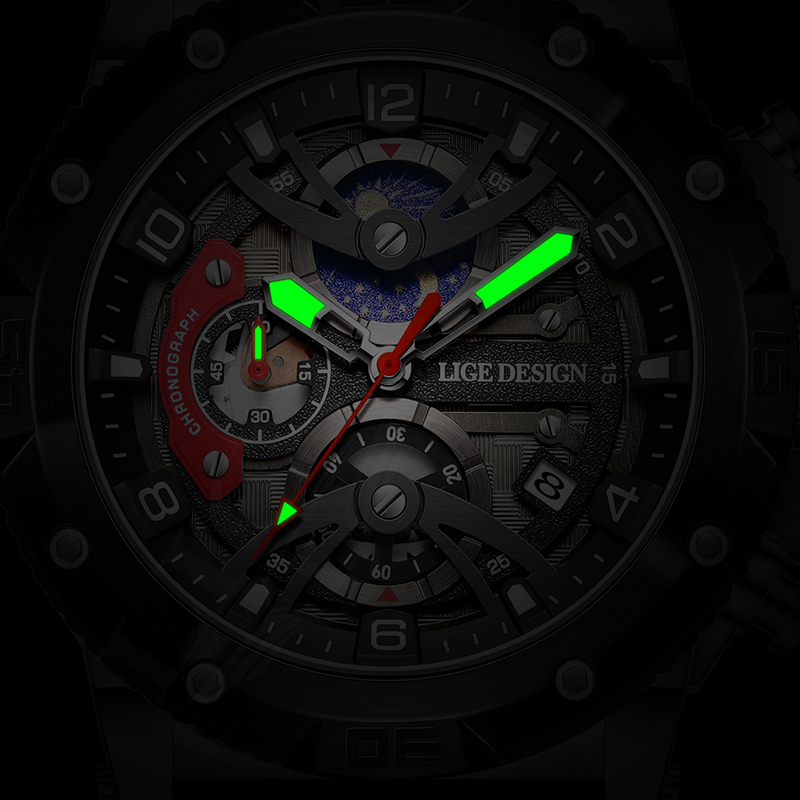 LIGE Top Brand Luxury Men Watc - Outdoor Sport Smart Watch reseña y precio