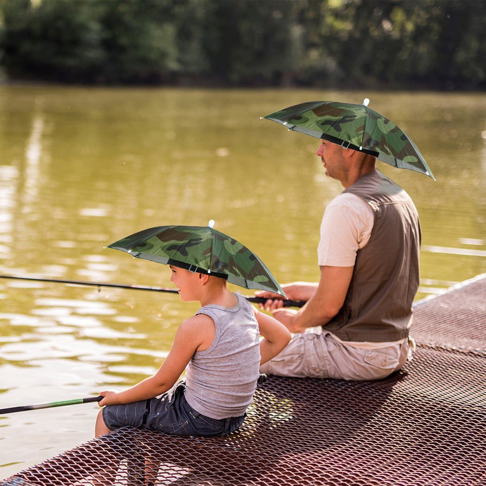 Umbrella Hat Sunscreen Fishing - Outdoor Sports Umbrella reseña y precio