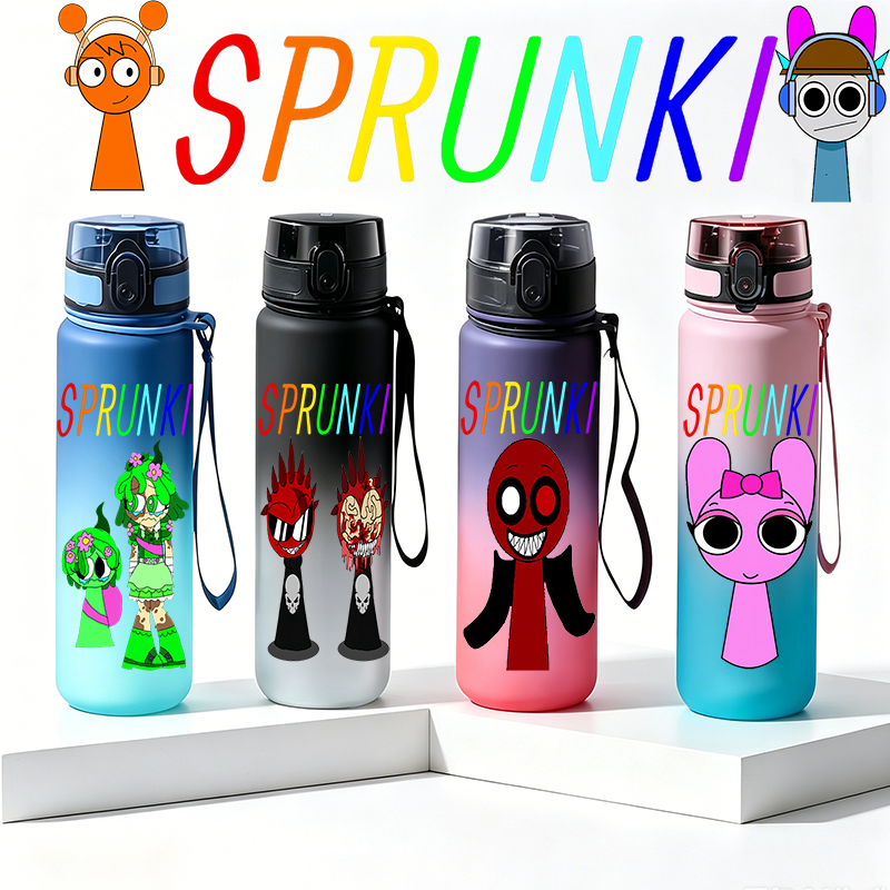 Sprunki Game Water Bottle 650m - Outdoor Sport For Kids reseña y precio