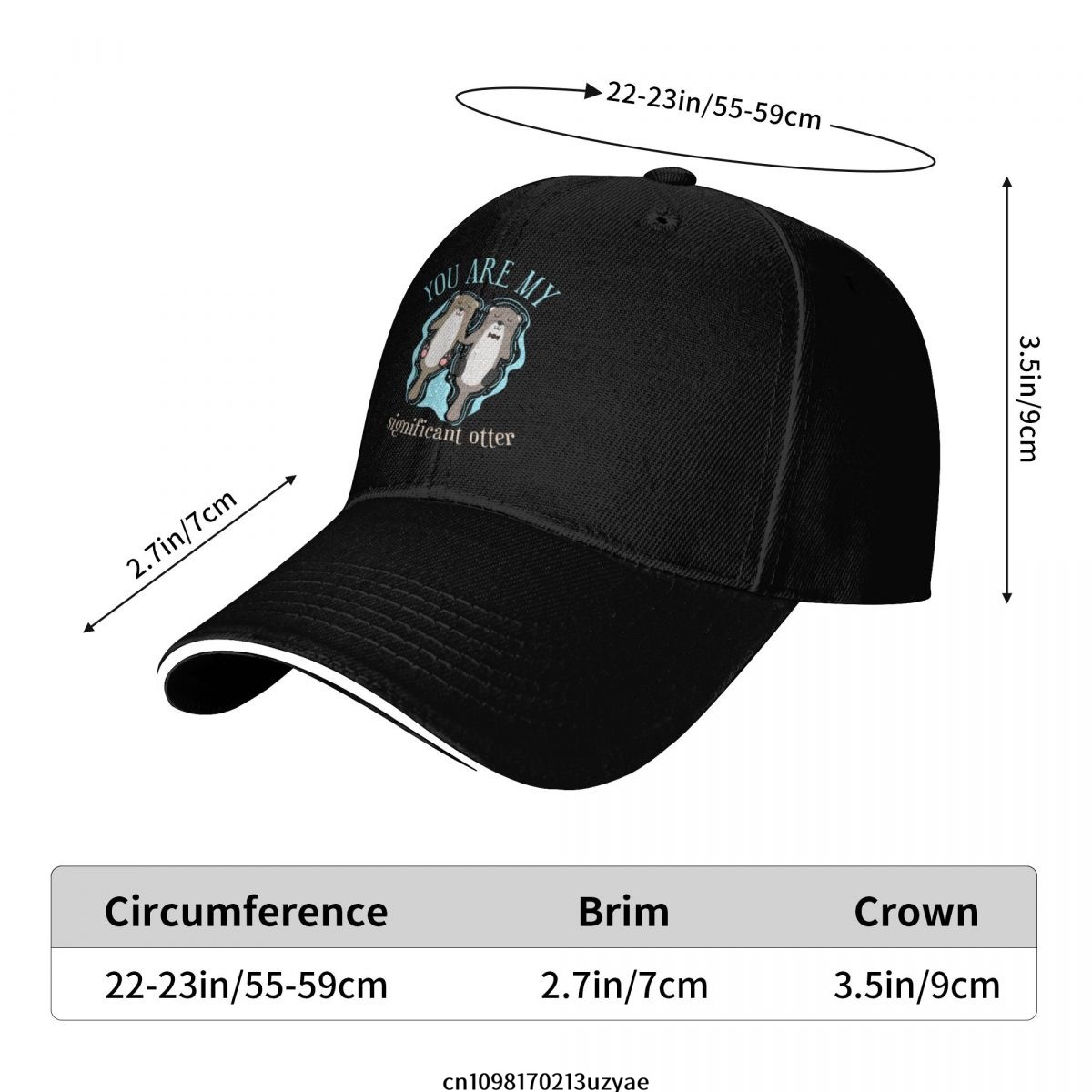 Significant Otter Baseball Cap - Outdoor Sport Hat reseña y precio