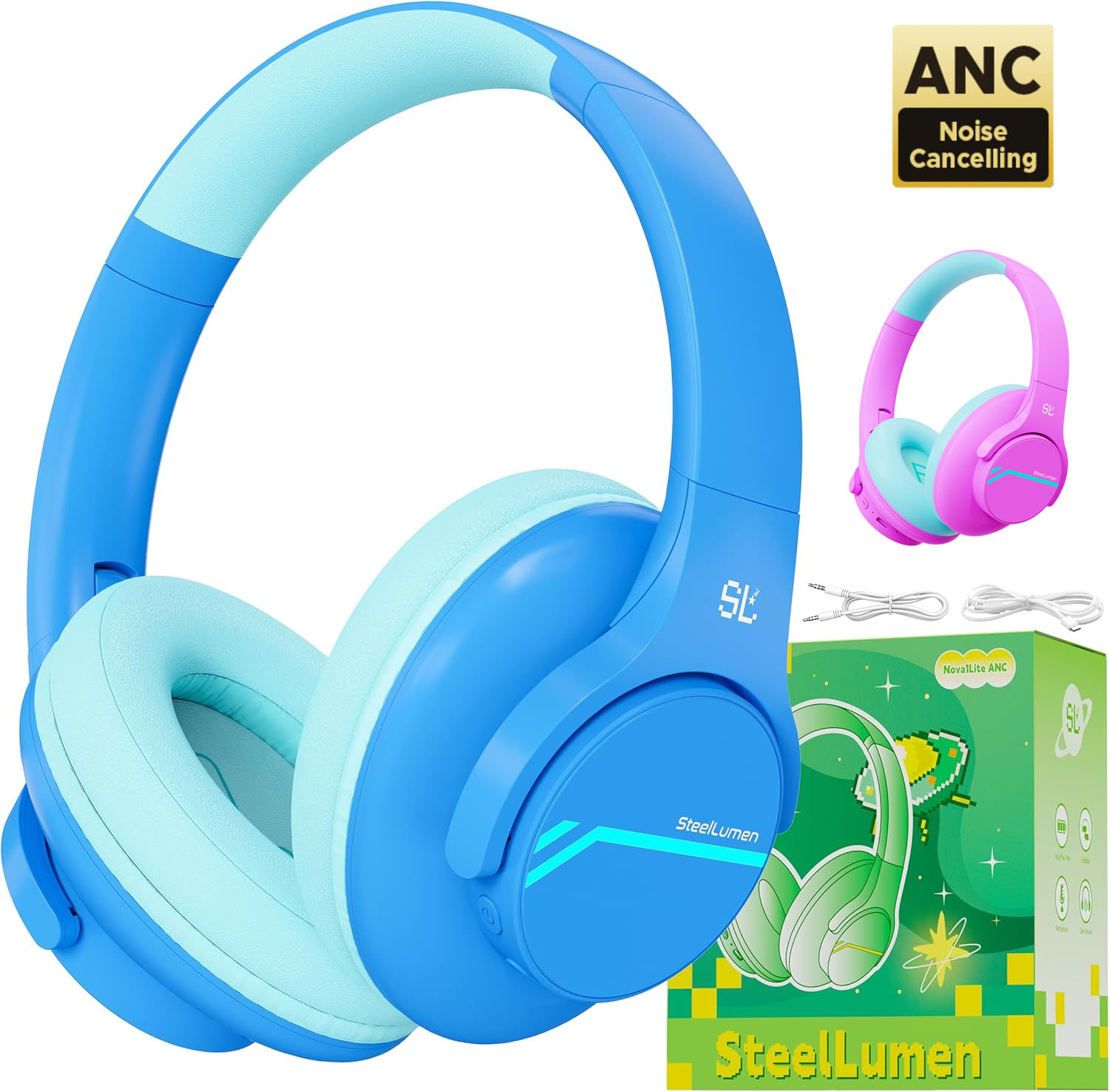 ANC Noise Cancelling Headphone - Outdoor Sport Activities For Kids reseña y precio