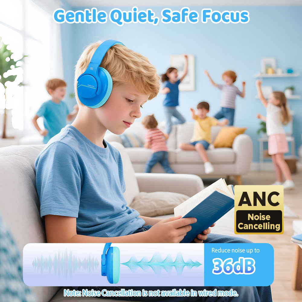 ANC Noise Cancelling Headphone - Outdoor Sport Activities For Kids reseña y precio