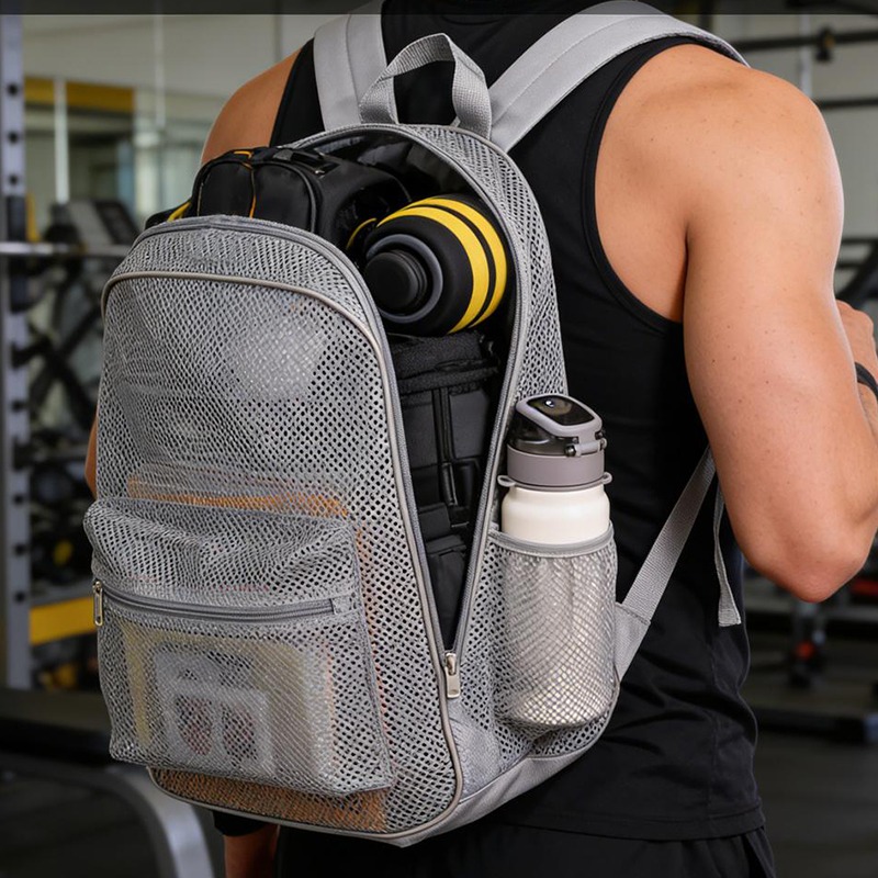 Breathable Mesh Backpack Light - Outdoor Sport Backpack reseña y precio