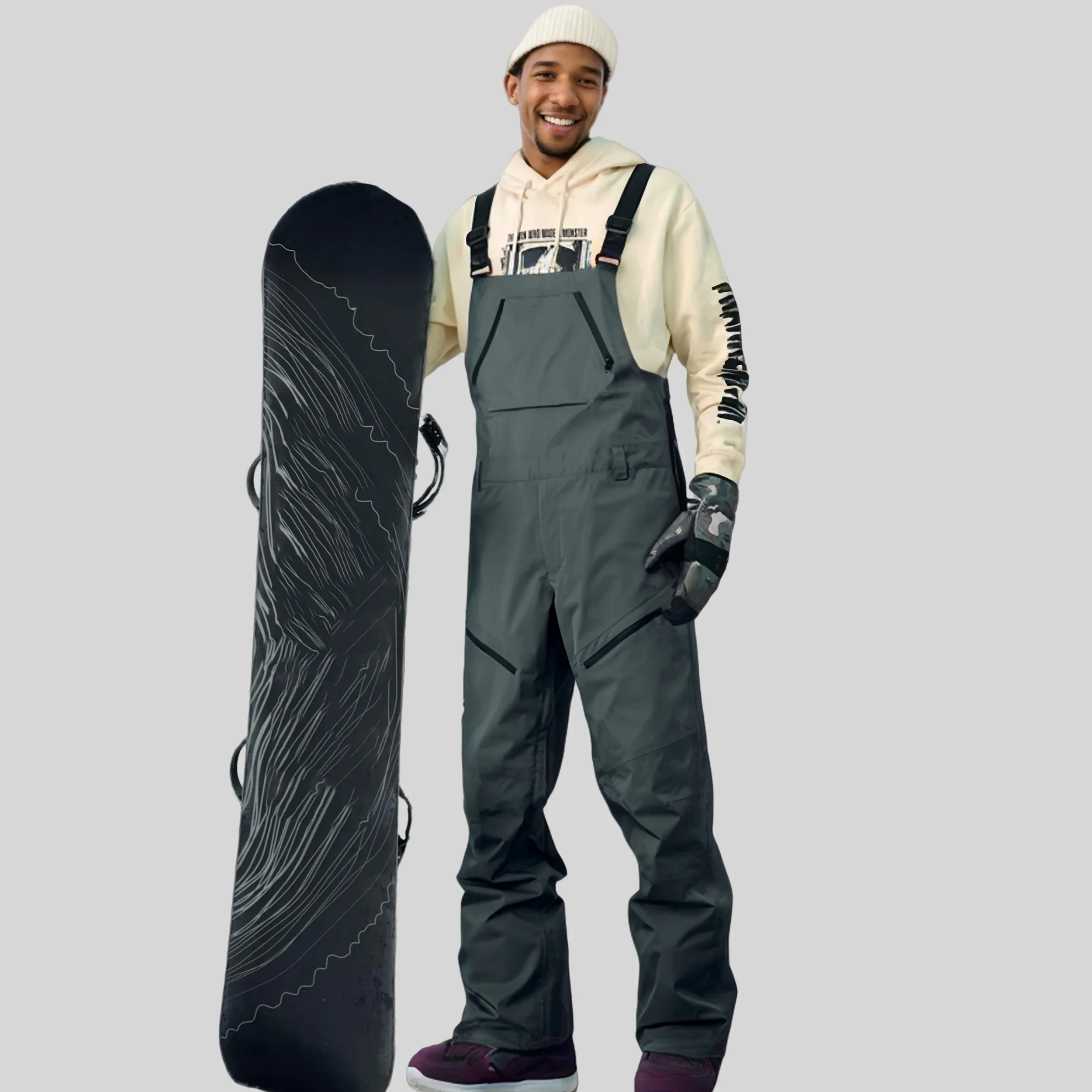 Snowboard Sport Strap Pants Wi - Outdoor Sport Waterproof Pants reseña y precio