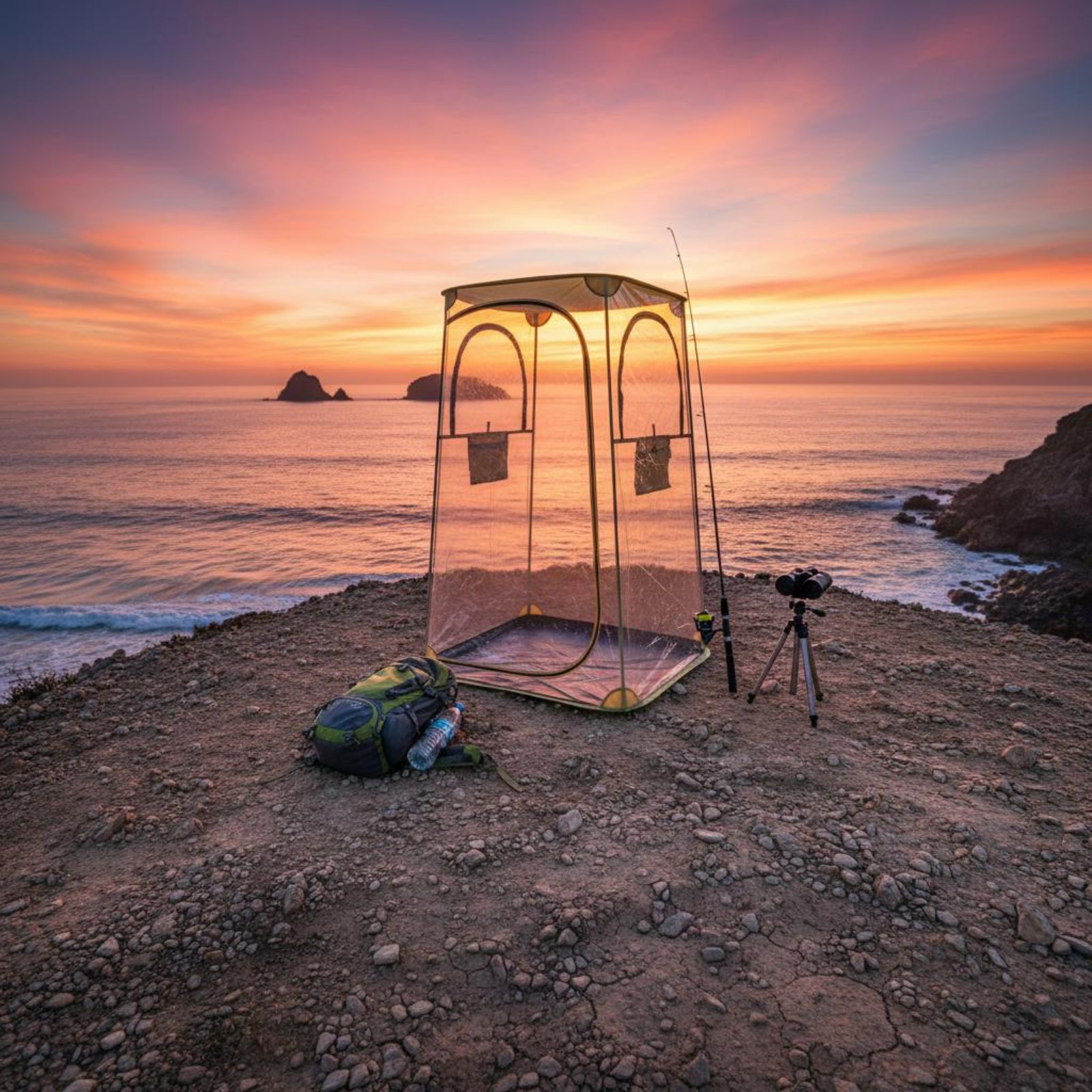 Clear PVC Viewing Shelter Port - Outdoor Sports reseña y precio