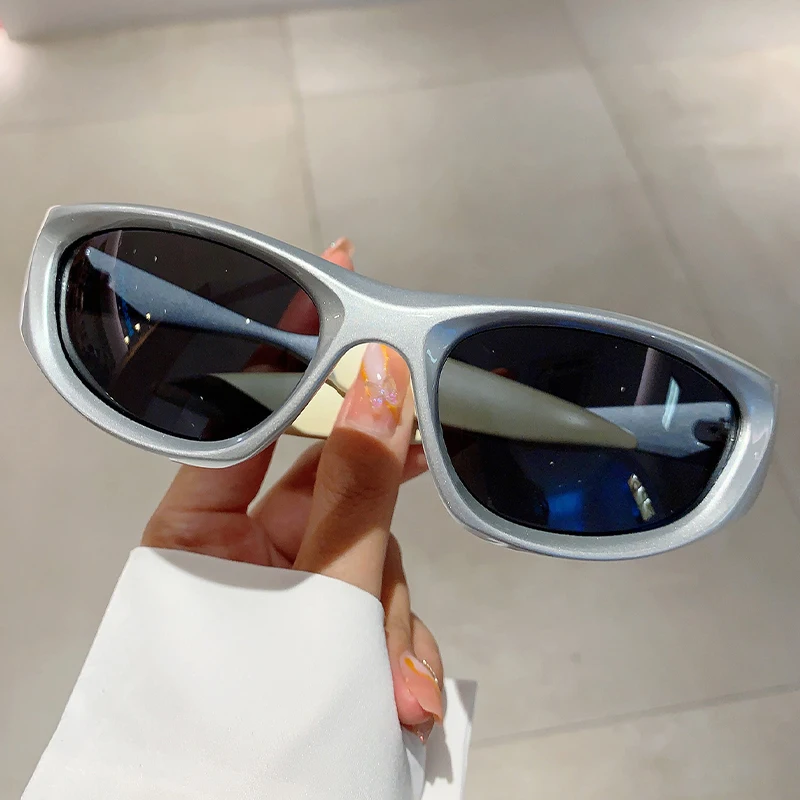 Y2K Punk Sunglasses Men New Ou - Outdoor Sport Activity reseña y precio