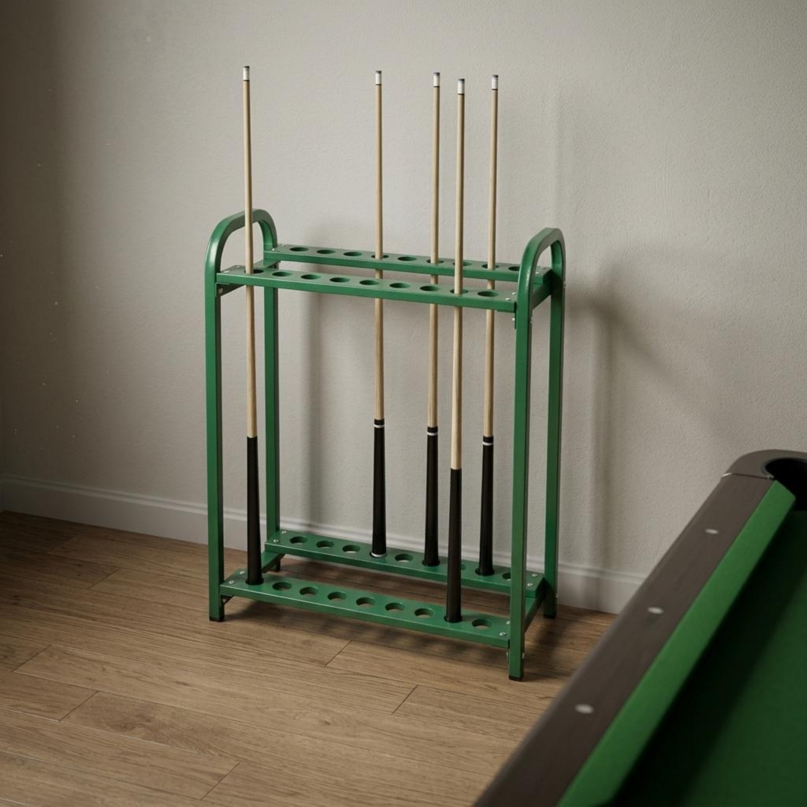 27 Slots Billiard Cue Rack Dou - Outdoor Sports reseña y precio
