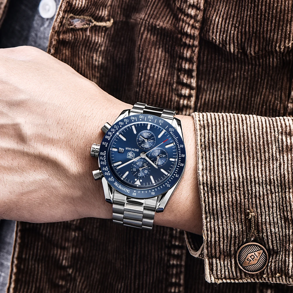 Men Watch BENYAR Top Brand Lux - Outdoor Sport Smart Watch reseña y precio