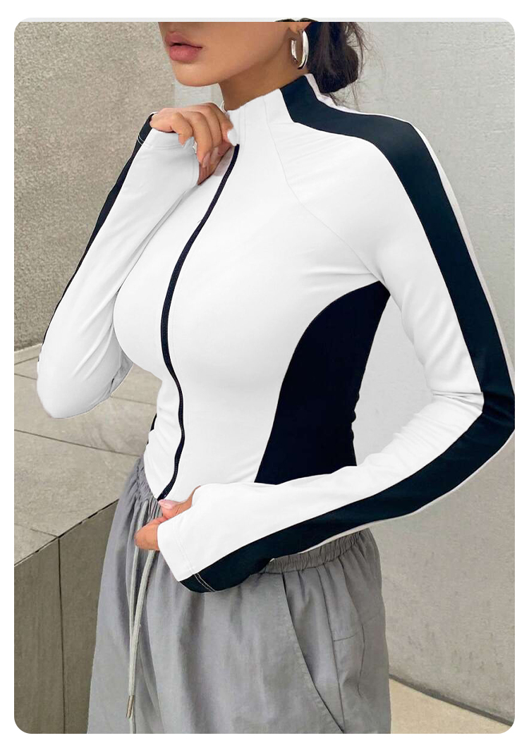 Yoga Clothes Stand Up Collar J - Outdoor Sports reseña y precio