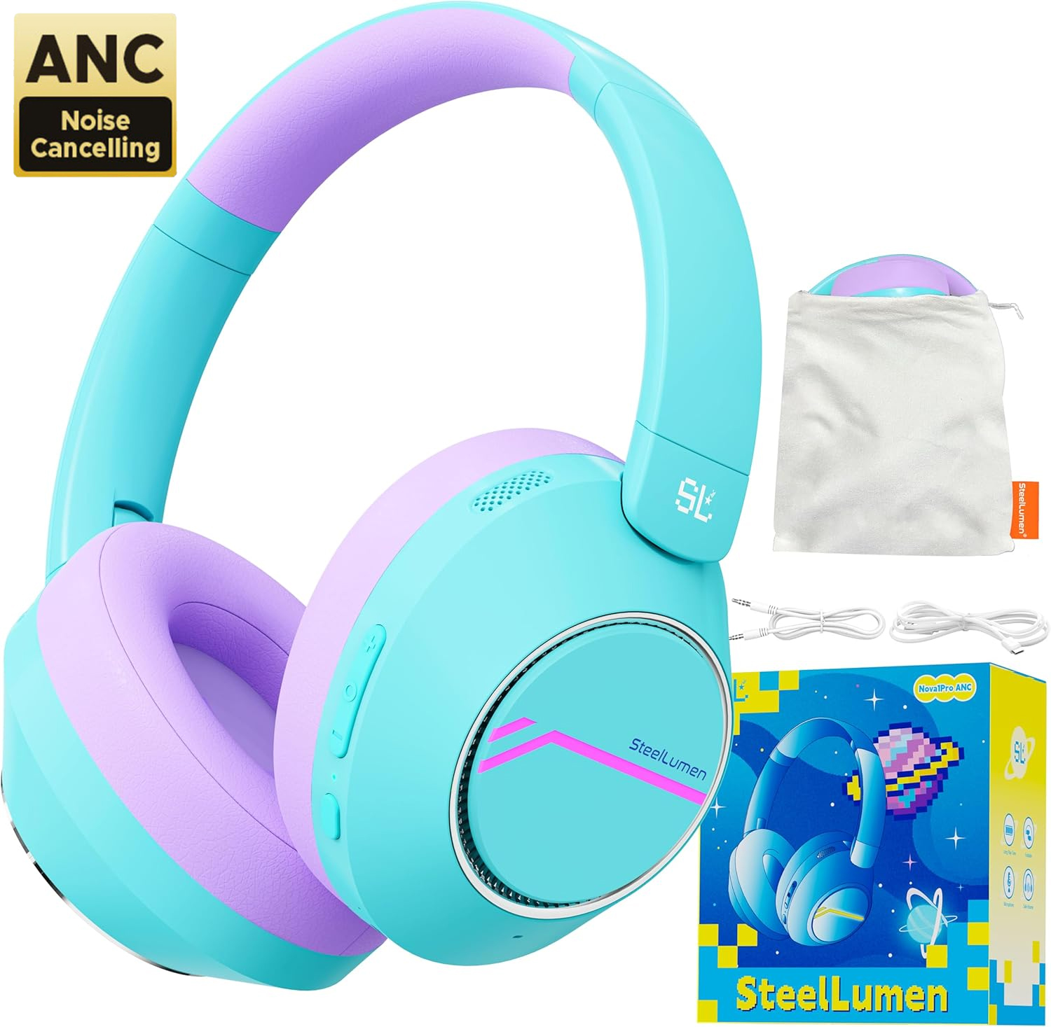Nova1Pro Kids ANC Wireless Blu - Outdoor Sport Activities For Kids reseña y precio