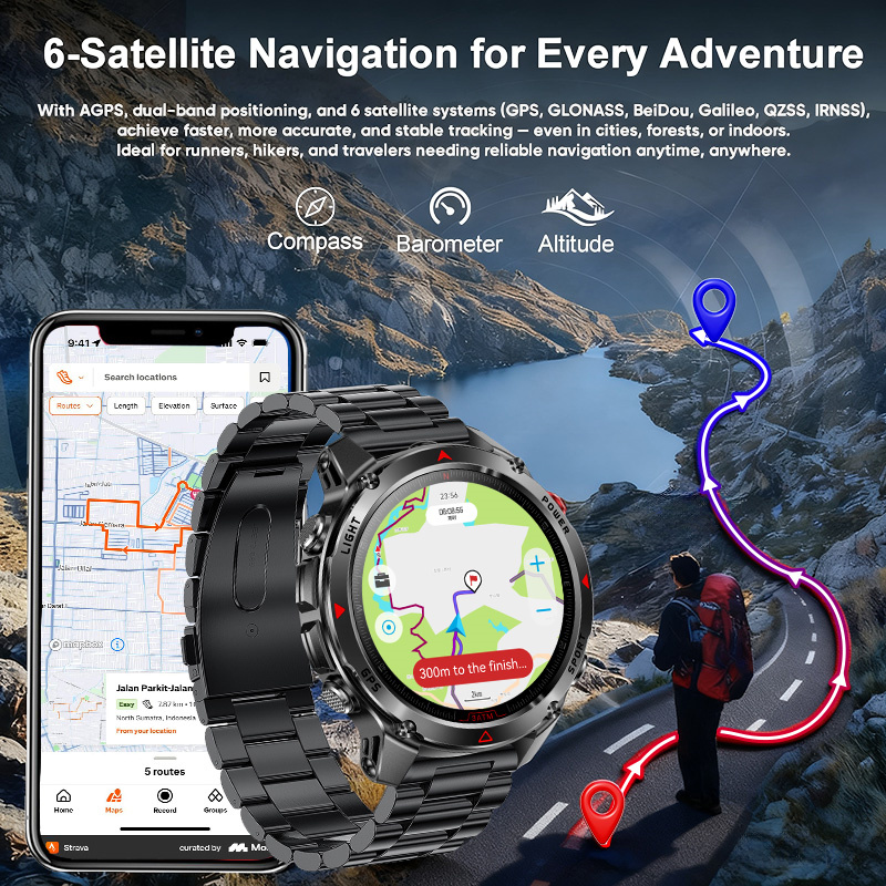 T-Rex 3 Pro Military Grade AGP - Outdoor Sport Smart Watch reseña y precio