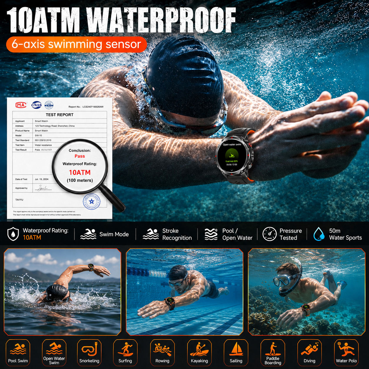 T-Rex 3 Pro Military Grade AGP - Outdoor Sport Smart Watch reseña y precio