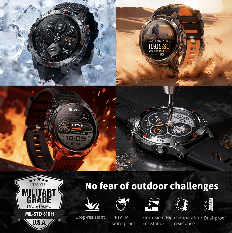 T-Rex 3 Pro Military Grade AGP - Outdoor Sport Smart Watch reseña y precio