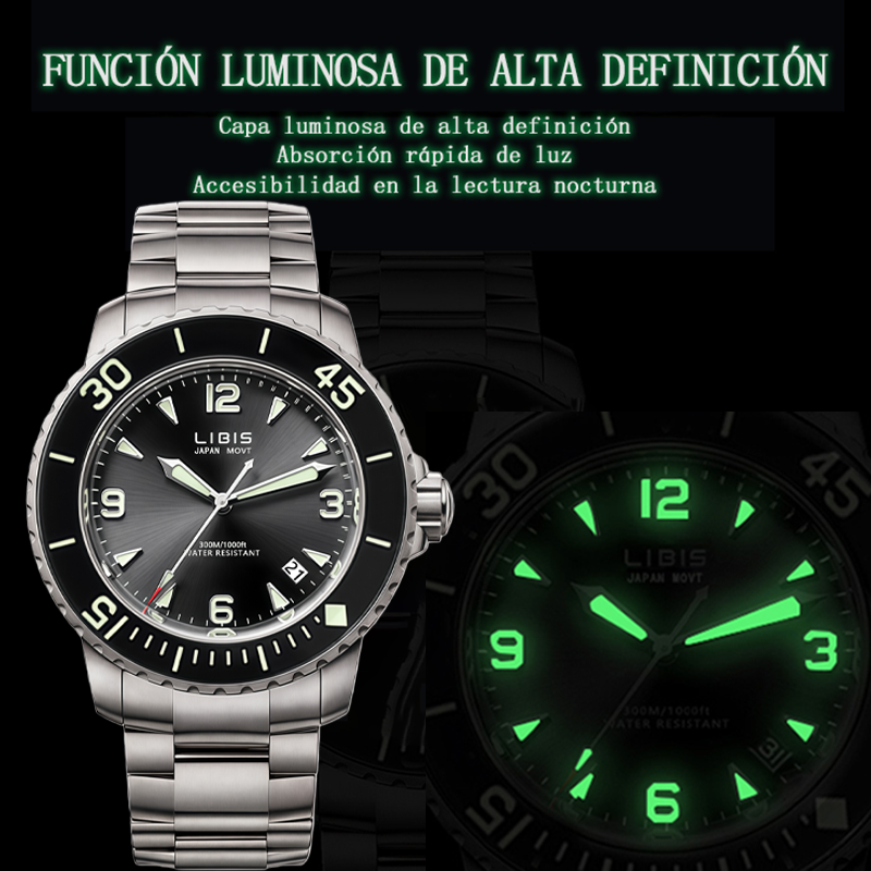 Men's Classic Black Disc Quart - Outdoor Sport Smart Watch reseña y precio