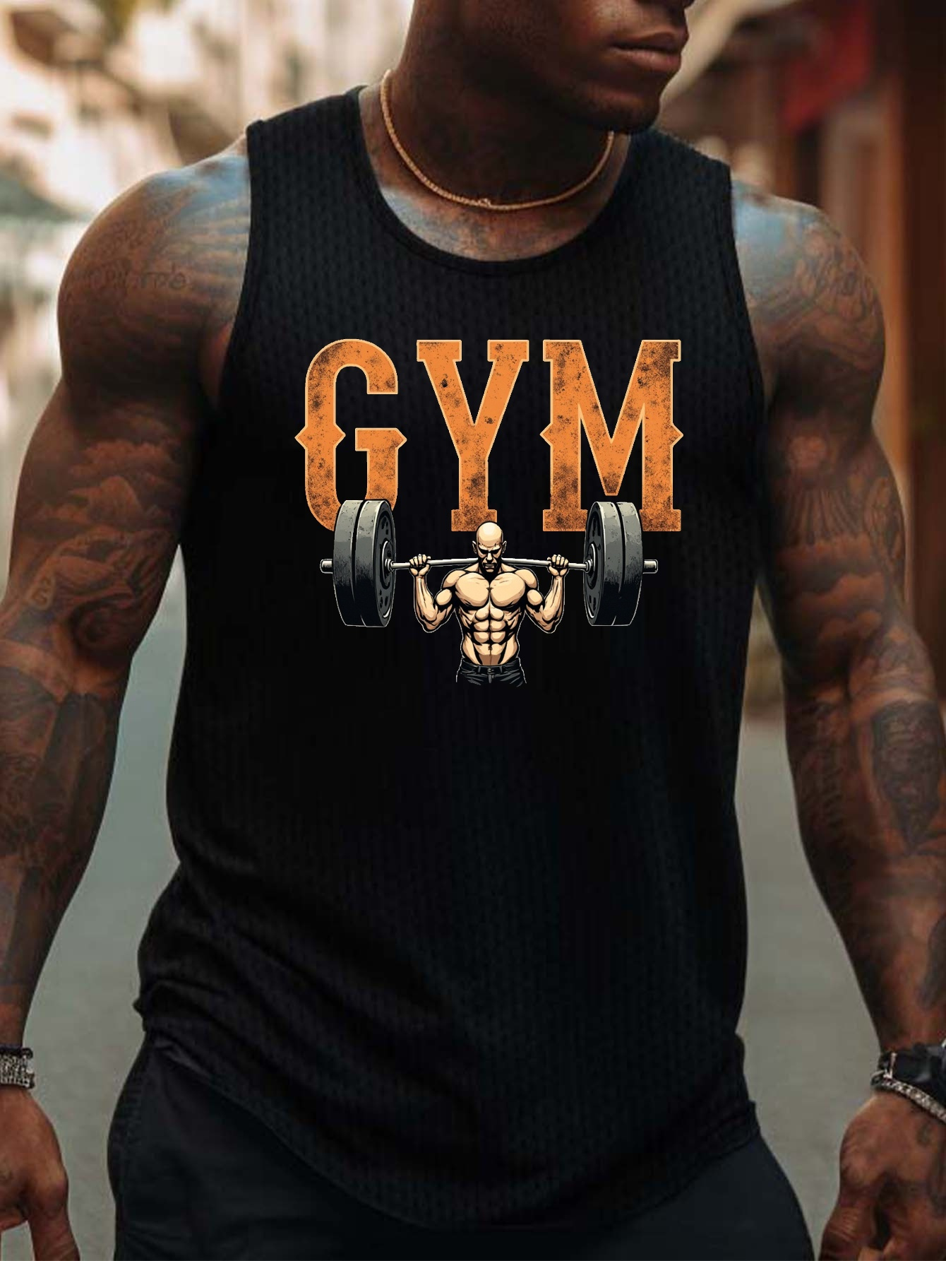 Men's fitness vest with fitnes - Outdoor Sports reseña y precio