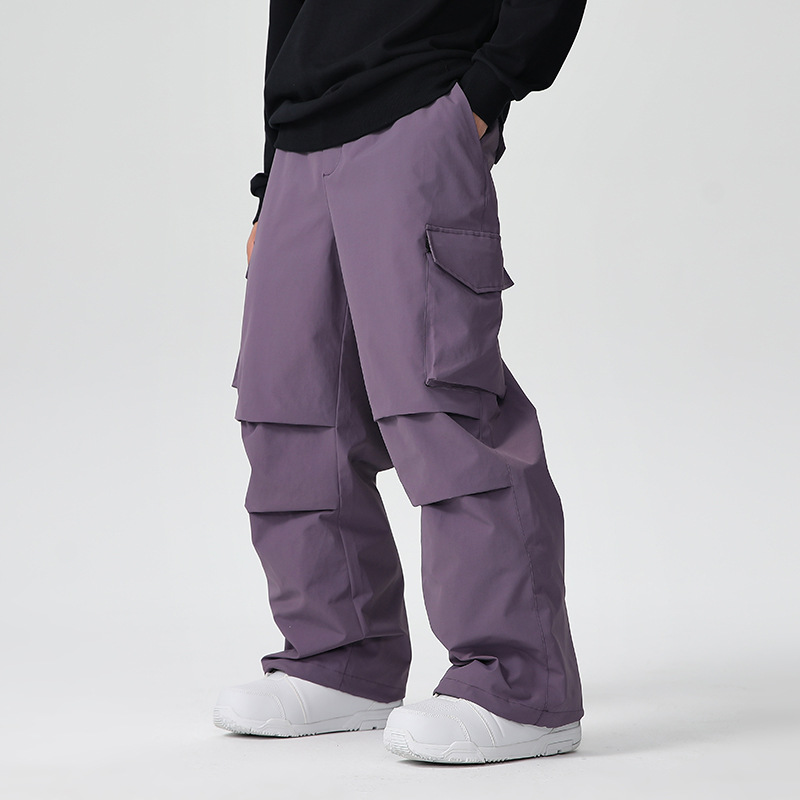 New Men Skiing Pants Solid Spo - Outdoor Sport Waterproof Pants reseña y precio