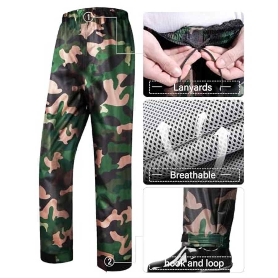 iCreek Rain Suit Waterproof Ja - Outdoor Sport Waterproof Pants reseña y precio