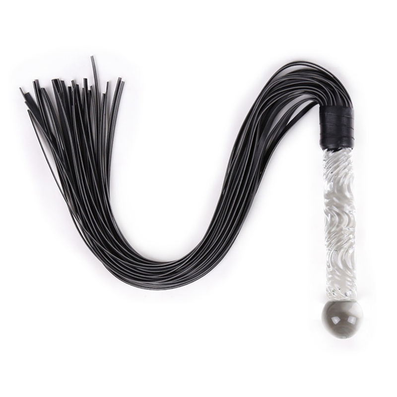 70cm Glass Handle Black Leathe - Riding Crop Dressage reseña y precio