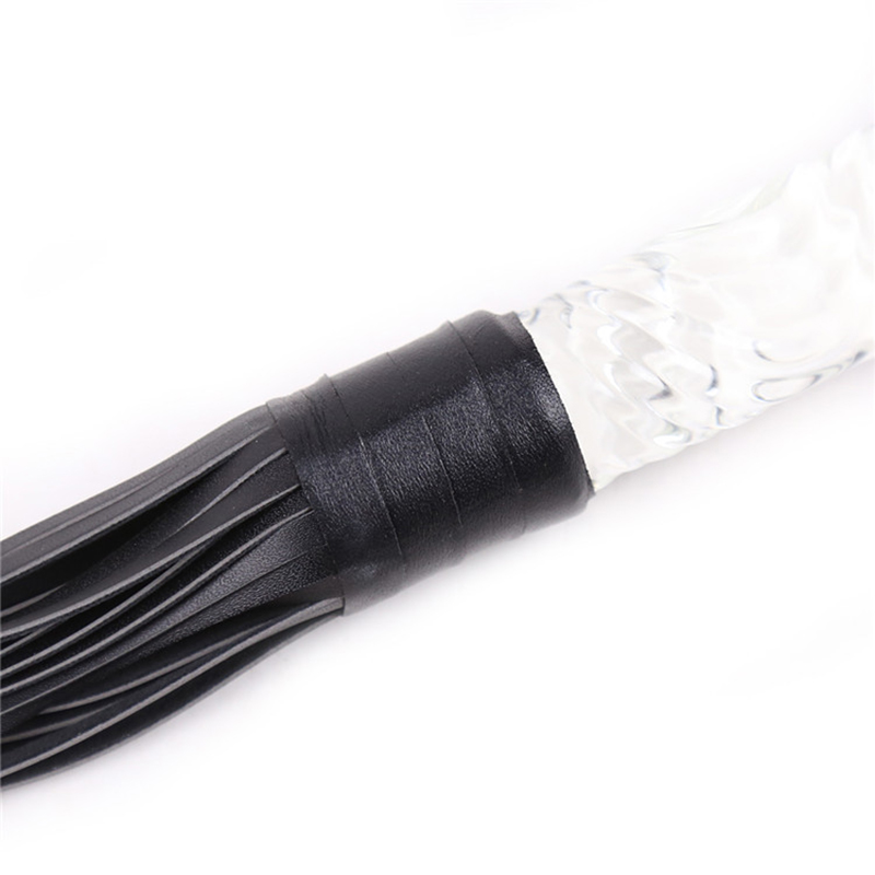 70cm Glass Handle Black Leathe - Riding Crop Dressage reseña y precio