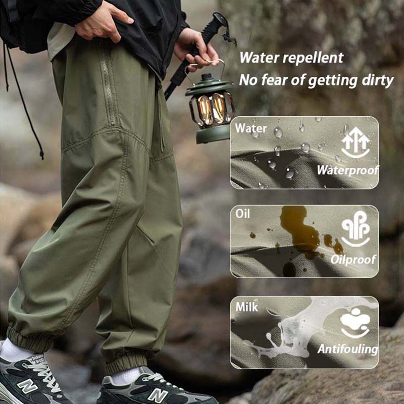Men's Splicing Design Waterpro - Outdoor Sport Waterproof Pants reseña y precio
