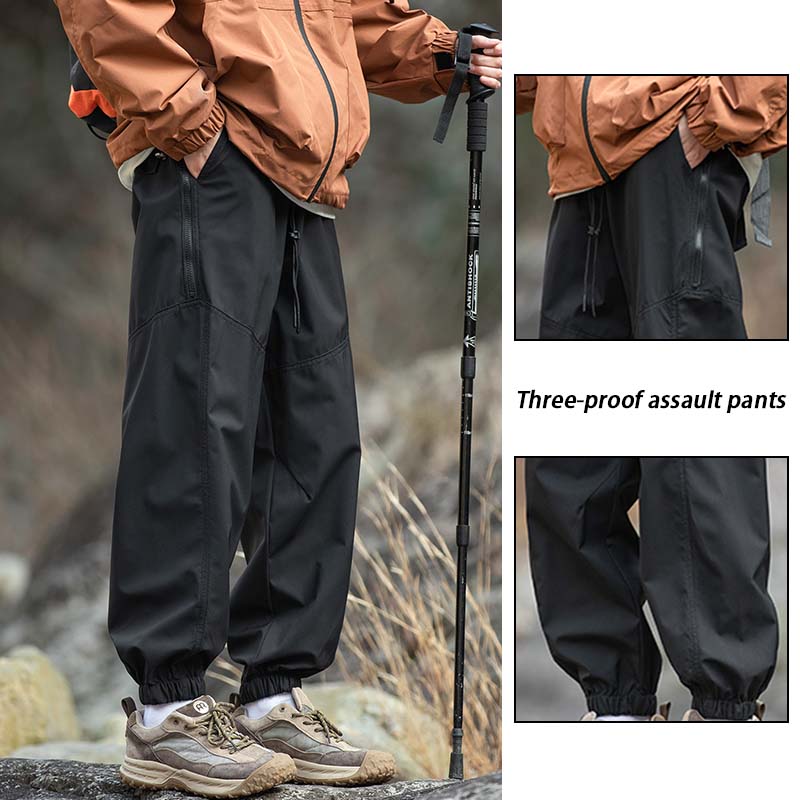 Men's Splicing Design Waterpro - Outdoor Sport Waterproof Pants reseña y precio