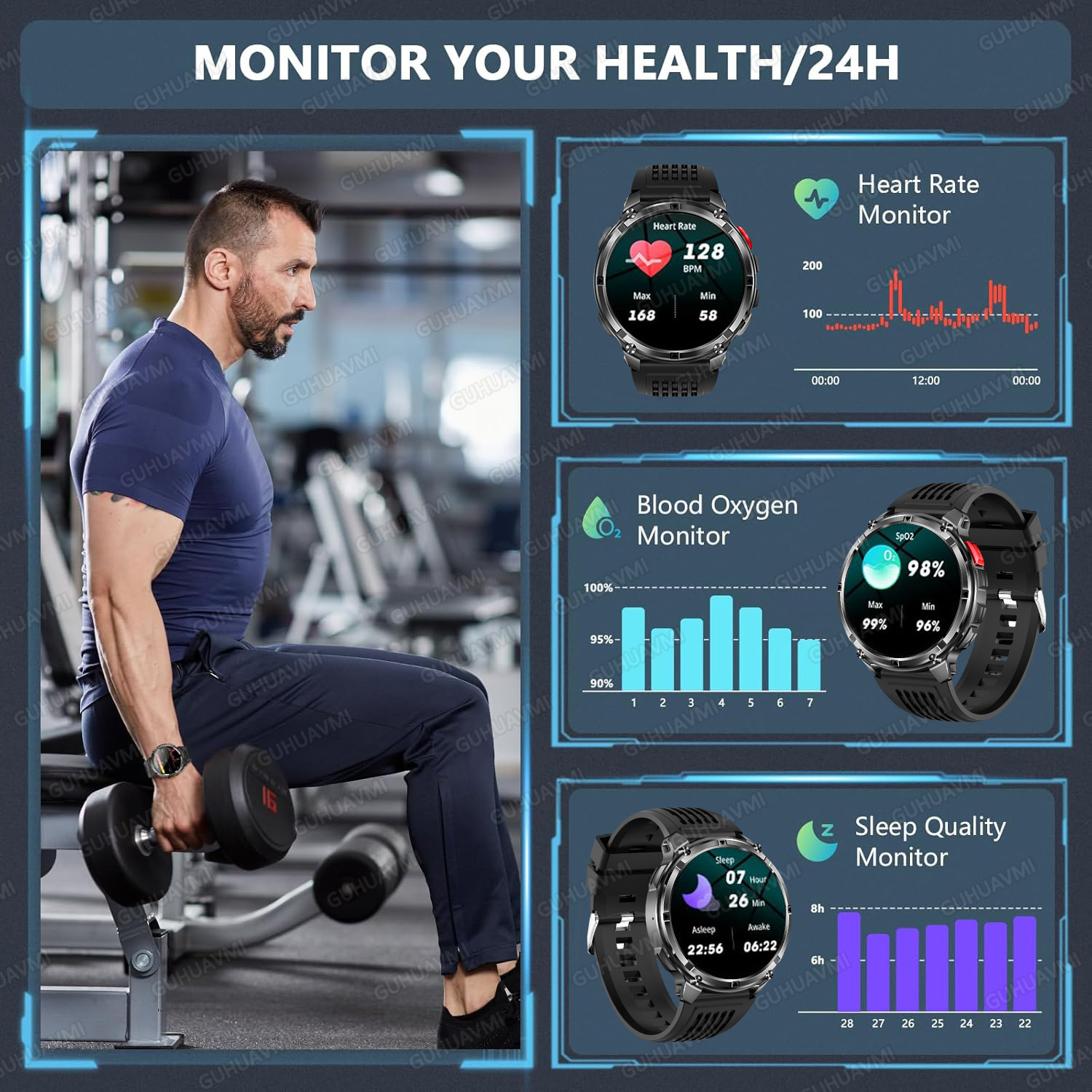 2026 New T-Rex3 Pro 1100mAh Ba - Outdoor Sport Smart Watch reseña y precio