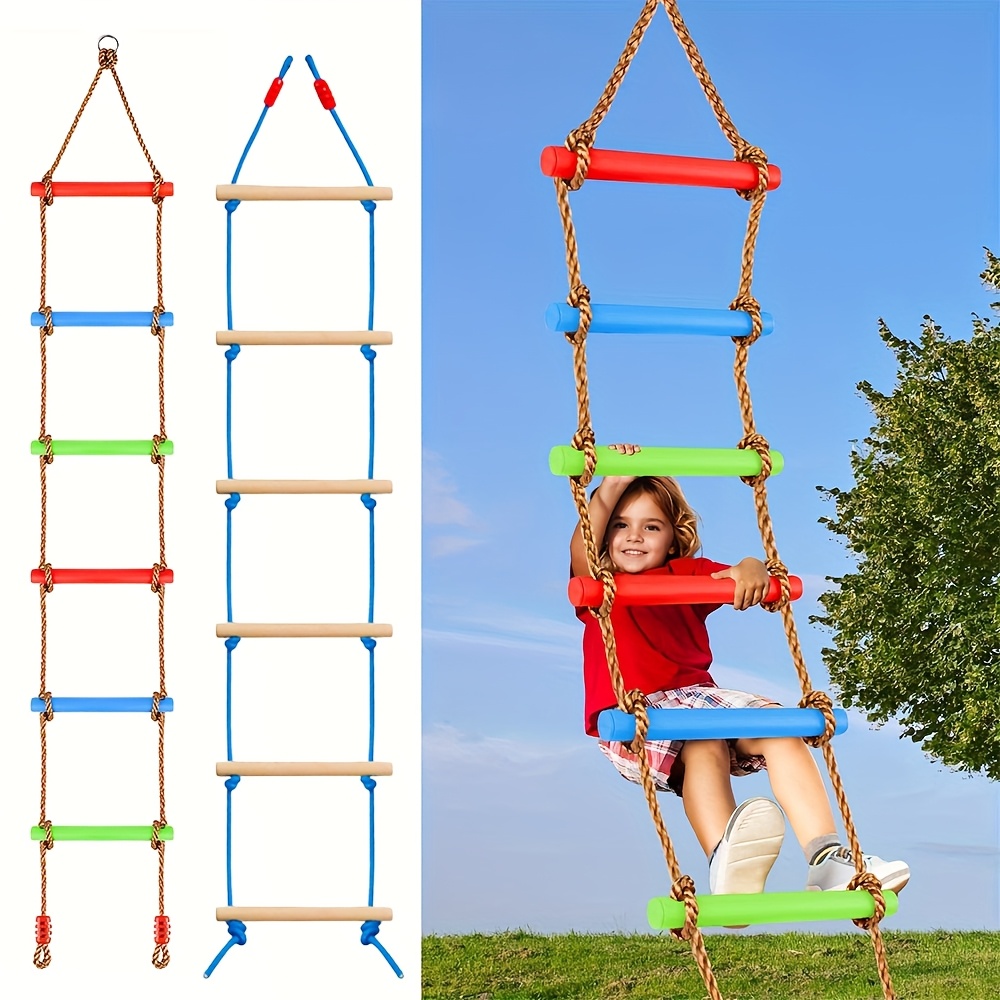 1pc Colorful Kid Climbing Ladd - Outdoor Sport Activities For Kids reseña y precio