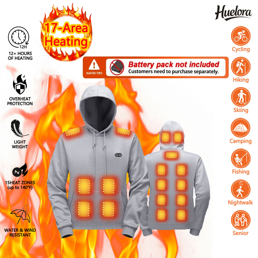 17 Zone Heating Hoodie Sweatsh - Outdoor Sport Coat reseña y precio