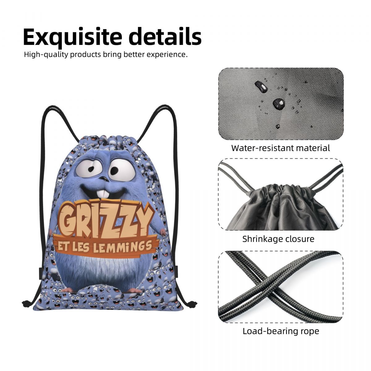 Grizzy And The Lemmings Kids F - Outdoor Sport Backpack reseña y precio