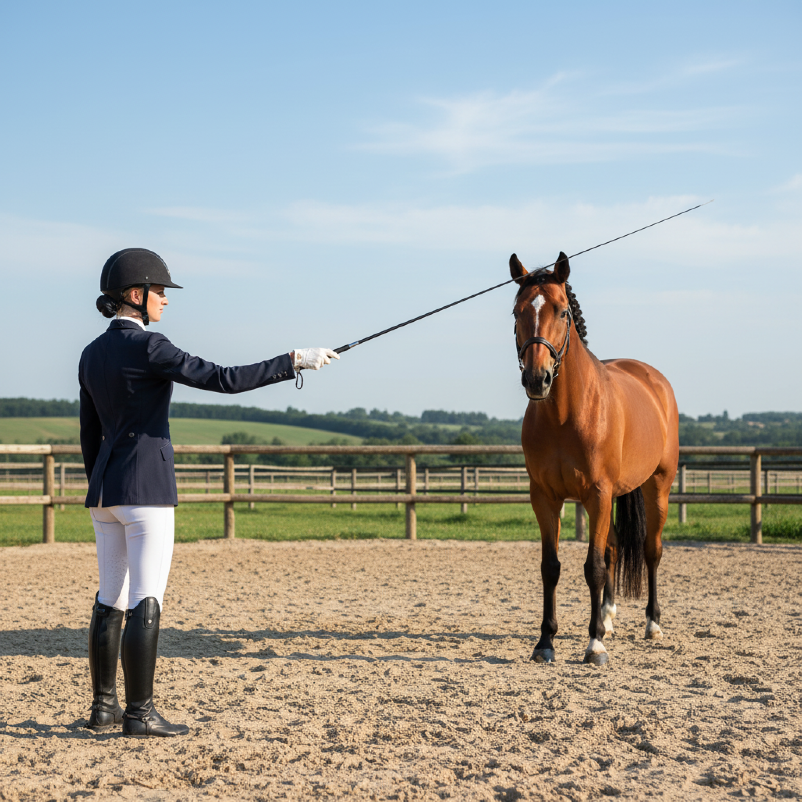 Horse Riding Crop Equestrian R - Riding Crop Dressage reseña y precio