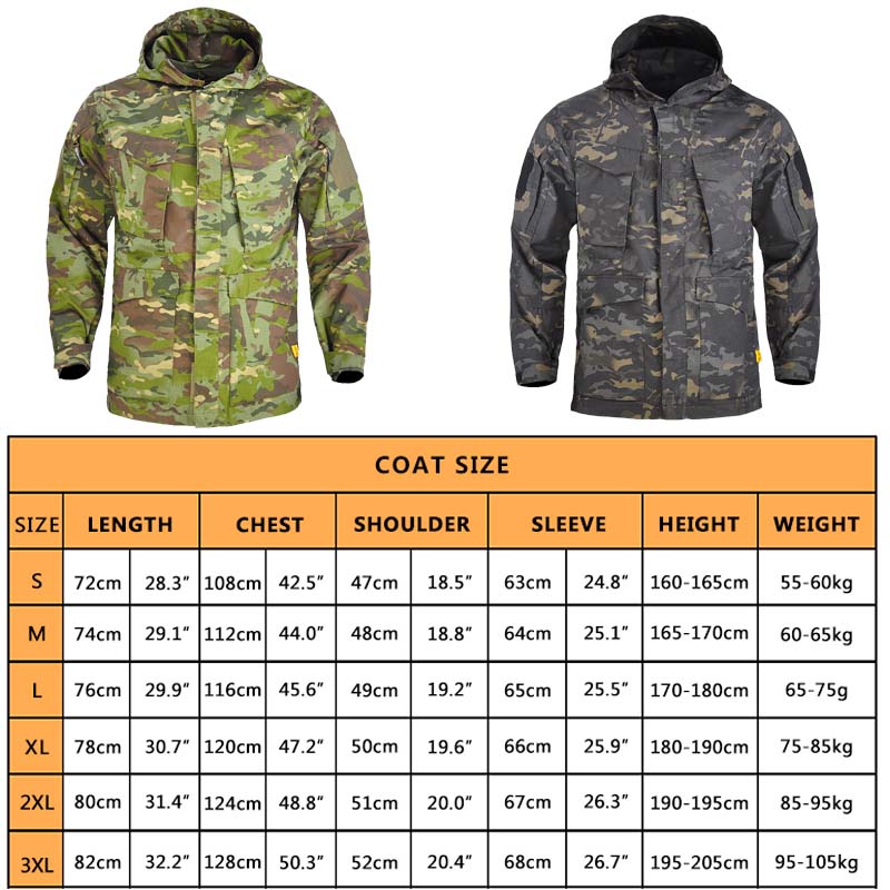 HAN WILD M65 Tactical Jacket H - Outdoor Sport Coat reseña y precio