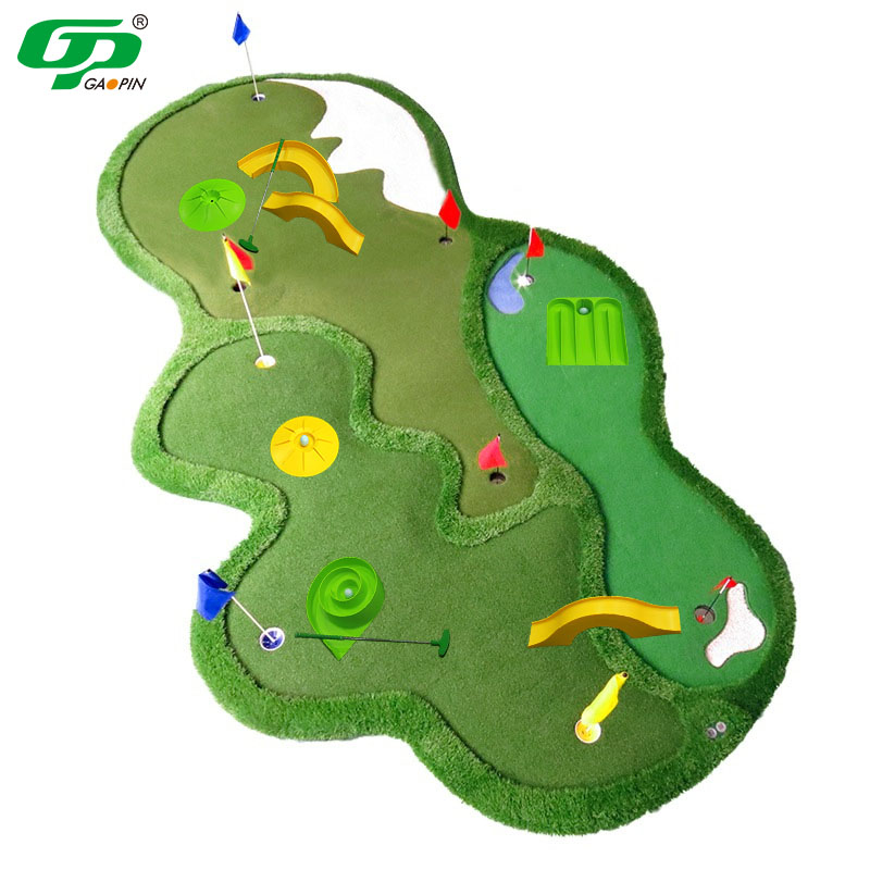 Mini Golf Course Set Indoor/Ou - Outdoor Sport For Kids reseña y precio