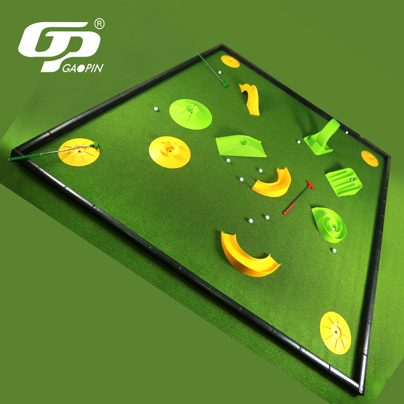 Mini Golf Course Set Indoor/Ou - Outdoor Sport For Kids reseña y precio