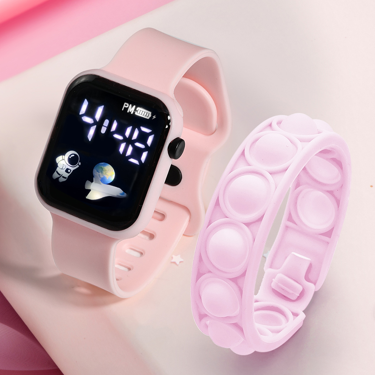 2PCS Children's Smart Watch Br - Outdoor Sport Smart Watch reseña y precio