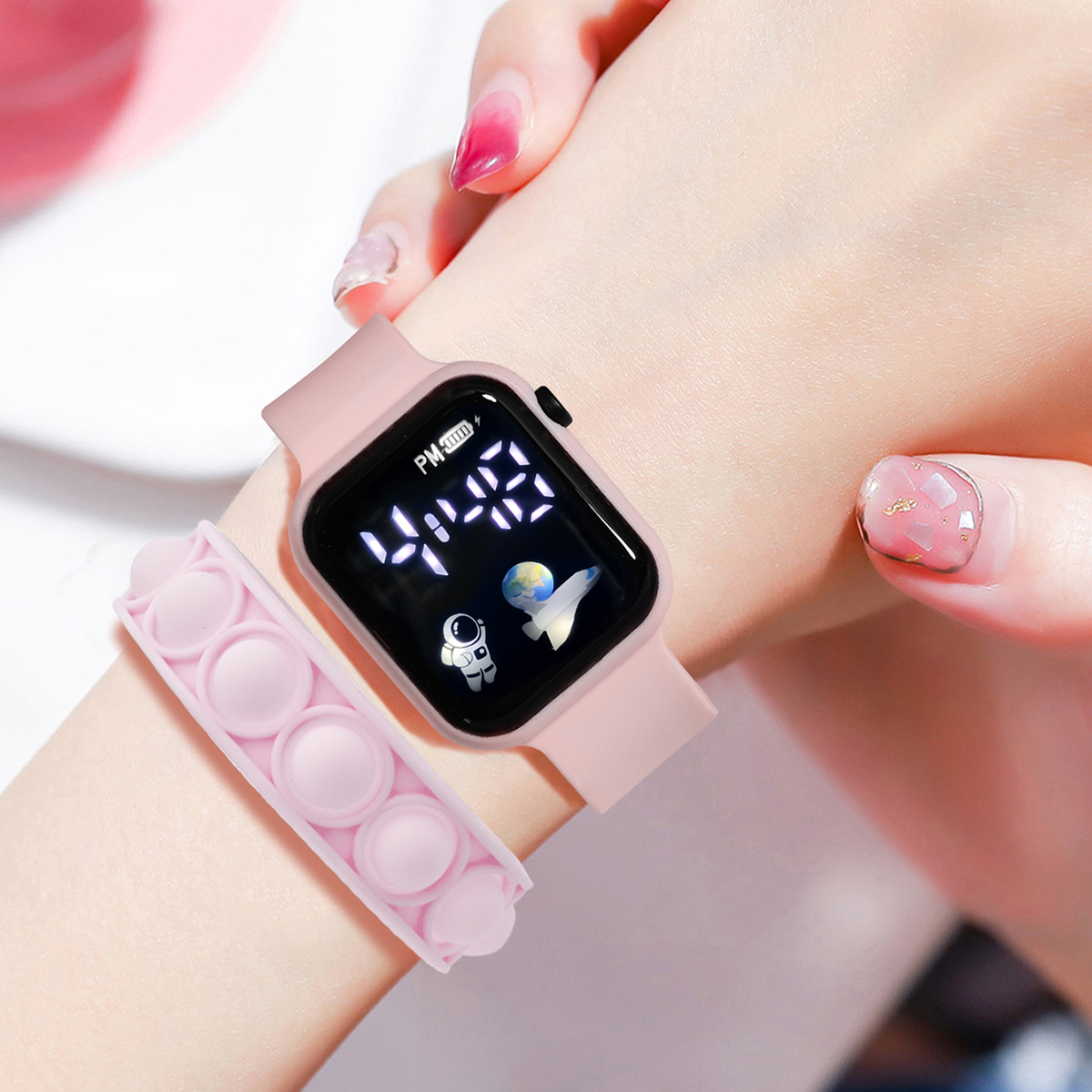 2PCS Children's Smart Watch Br - Outdoor Sport Smart Watch reseña y precio
