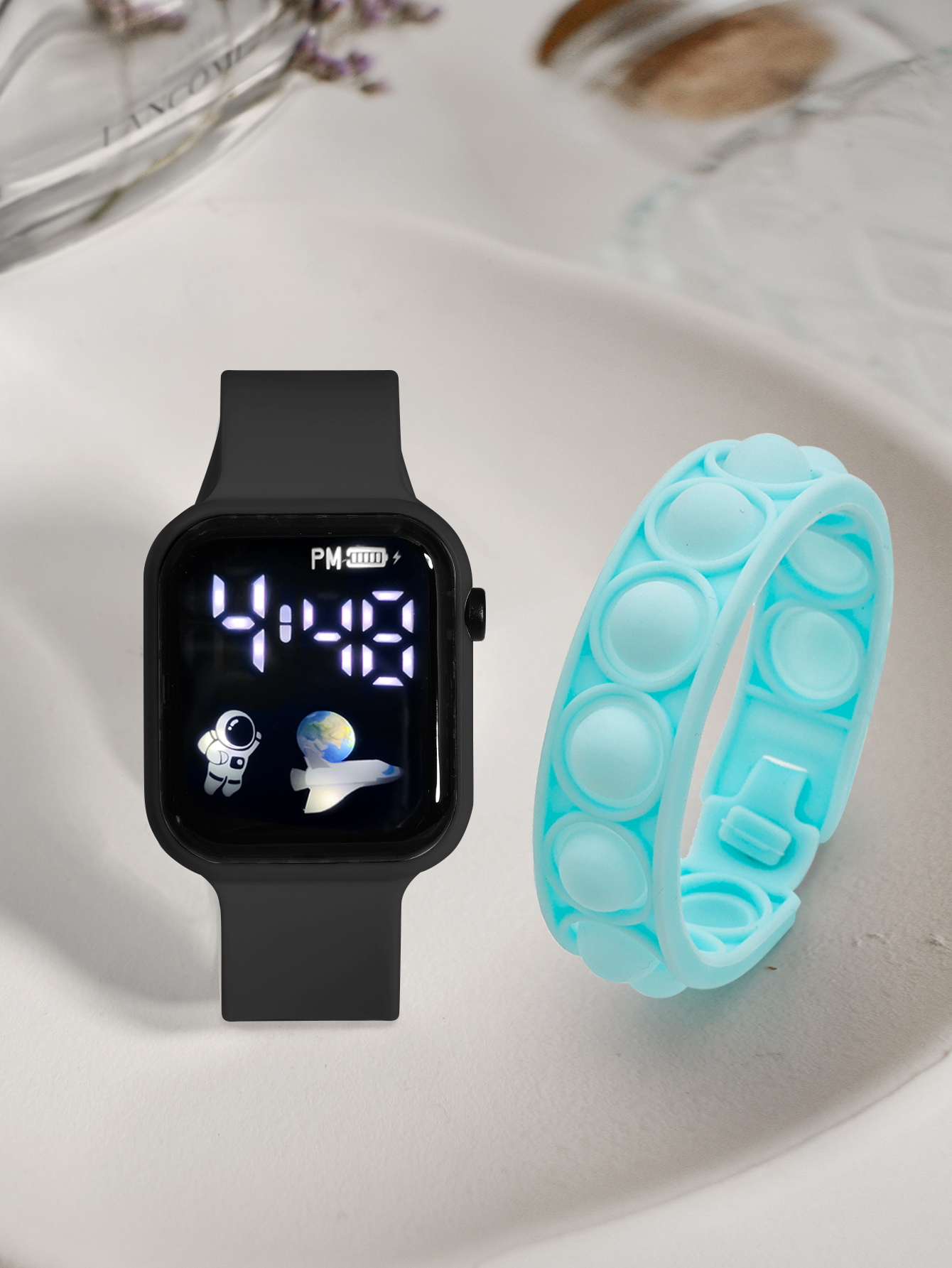 2PCS Children's Smart Watch Br - Outdoor Sport Smart Watch reseña y precio
